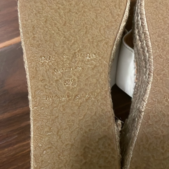Rag and Bone Hera Espadrille Wedge Sandal size 38.5 - Picture 7 of 8